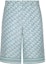 Buy Dior Logo Printed Straight-Cut Casual Shorts Seasonal New - Blue. 013C121A4751-C075