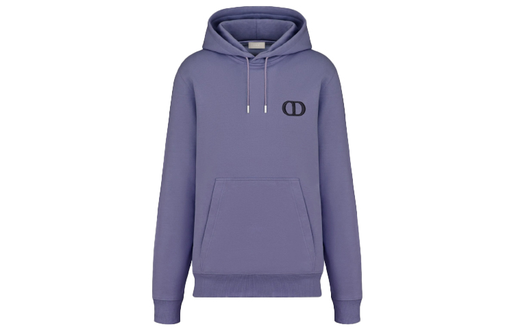 DIOR Logo Purple Hoodie 113J698A0531-C485