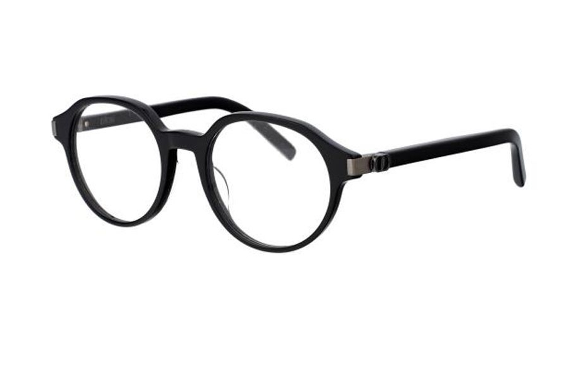 DIOR Logo Round Optical Glasses Unisex Black Frame DM50088I1000 圖 2