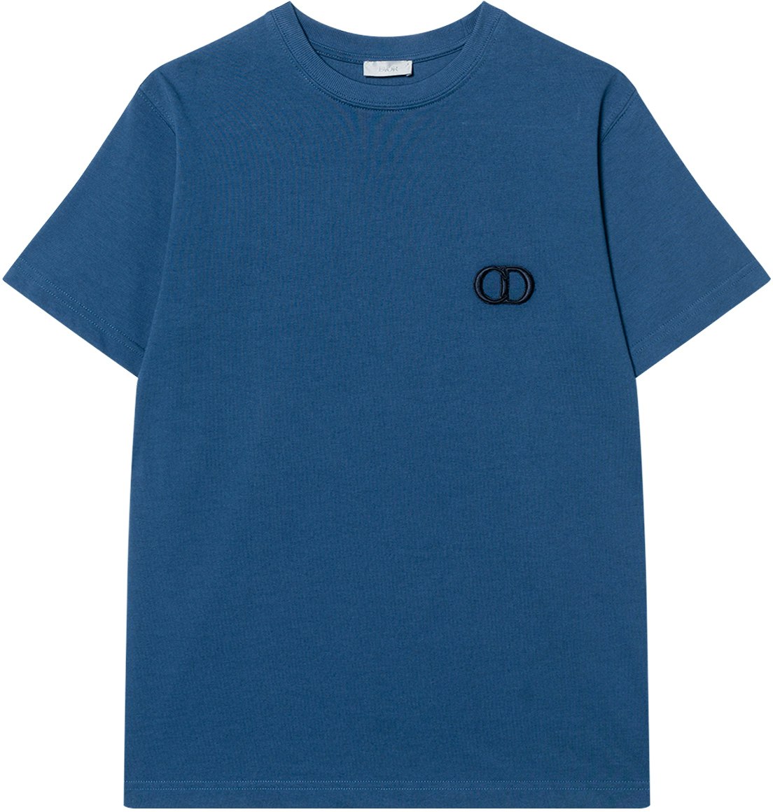 dior-logo-solid-color-crewneck-t-shirt-men-s-blue-943-j605-a0554-c537