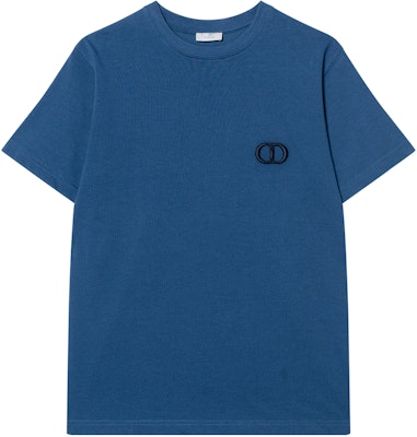 DIOR 經典標誌純色男士藍色圓領T恤 943J605A0554-C537 Buy DIOR 經典標誌純色男士藍色圓領T恤 943J605A0554-C537