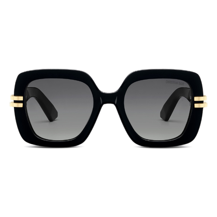Lookbook 迪奥Logo方形黑色板材太阳镜男女通用 CDIORS2I10A1