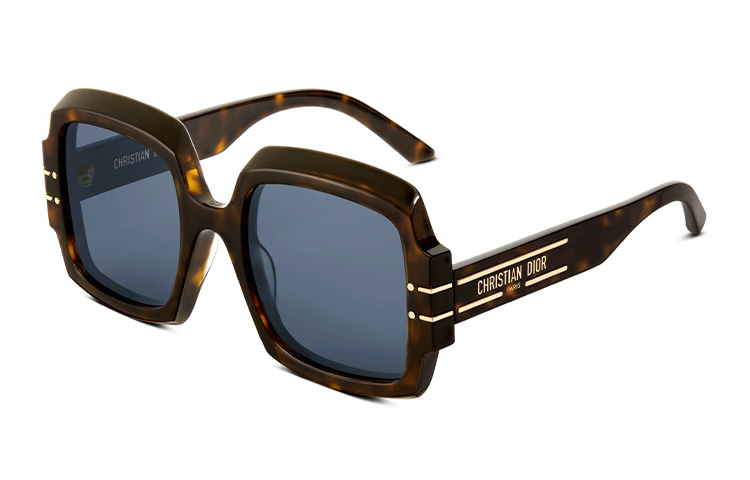 DIOR Logo Square Sunglasses Unisex Lightweight Frame Couples Style DSGTS1UXR-20B0 圖 2