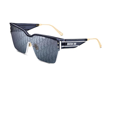 DIOR M4U Irregular Shield Sunglasses Unisex Couple Style CLUBM4UWT-30B8
