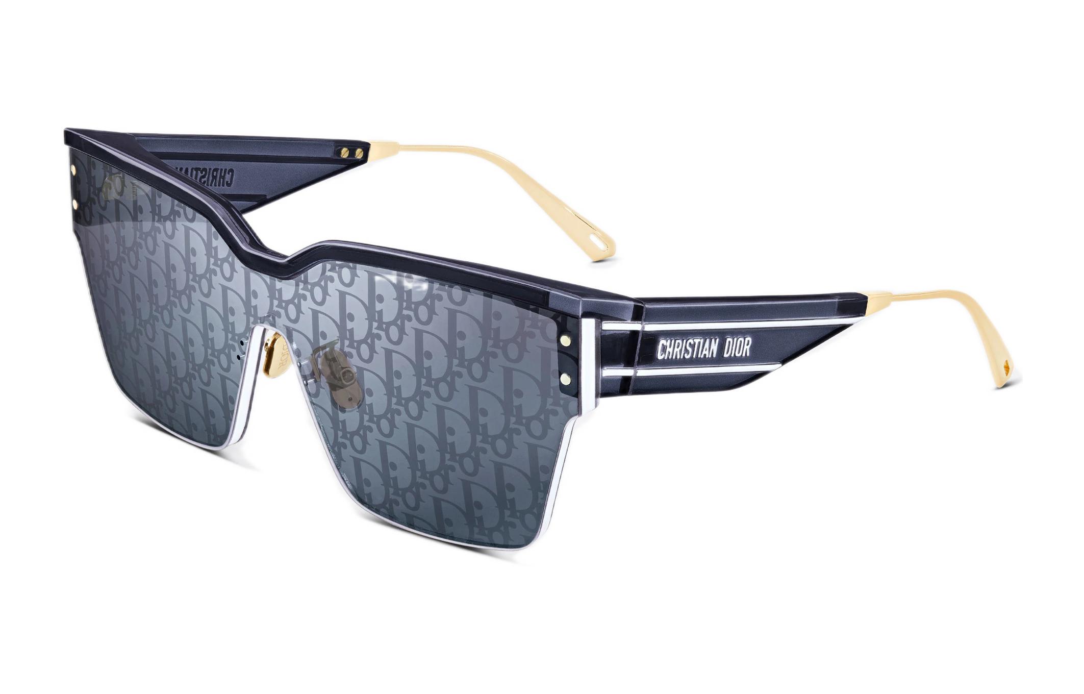 DIOR M4U Irregular Shield Sunglasses Unisex Couple Style CLUBM4UWT-30B8 圖 2