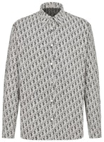 DIOR Men’s Classic Long Sleeve Shirt Gray Oblique Monogram Denim 013D585BY989-C980 DIOR Men’s Classic Long Sleeve Shirt Gray Oblique Monogram Denim 013D585BY989-C980