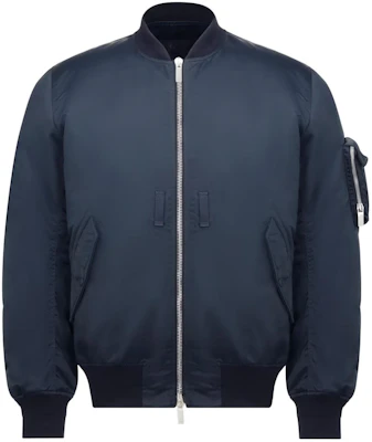 Jaket Bomber Pria DIOR FW23 Biru Navy Logo Bordir Solid 413C411A6007-C585 Buy Jaket Bomber Pria DIOR FW23 Biru Navy Logo Bordir Solid 413C411A6007-C585