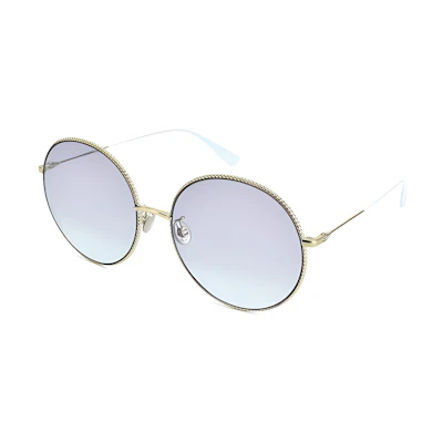 Dior Men’s Round Frame Gold Sunglasses Asia Edition DIORSOCIETY2F-3YG-60SO