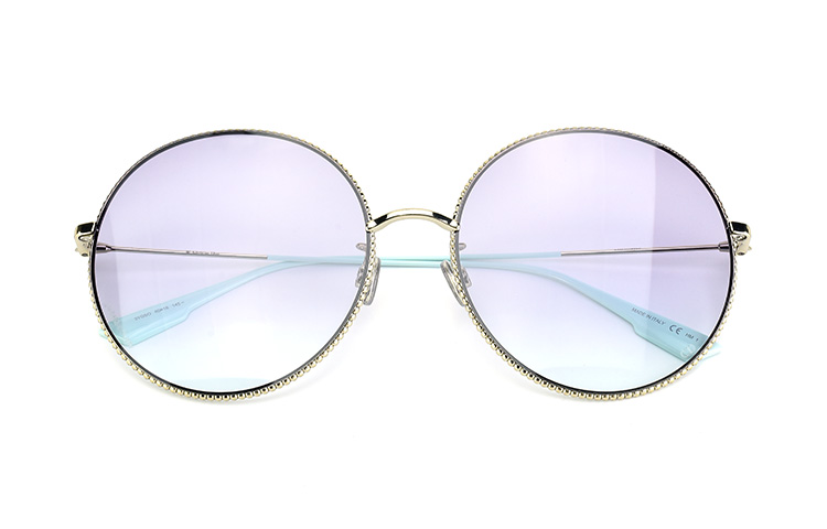 Dior Men’s Round Frame Gold Sunglasses Asia Edition DIORSOCIETY2F-3YG-60SO 圖 6