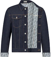 Shop DIOR Men’s Solid Color Long Sleeve Jacket FW24 Blue. 013D482J226-XC580
