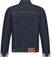 Details for DIOR Men’s Solid Color Long Sleeve Jacket FW24 Blue. 013D482J226-XC580
