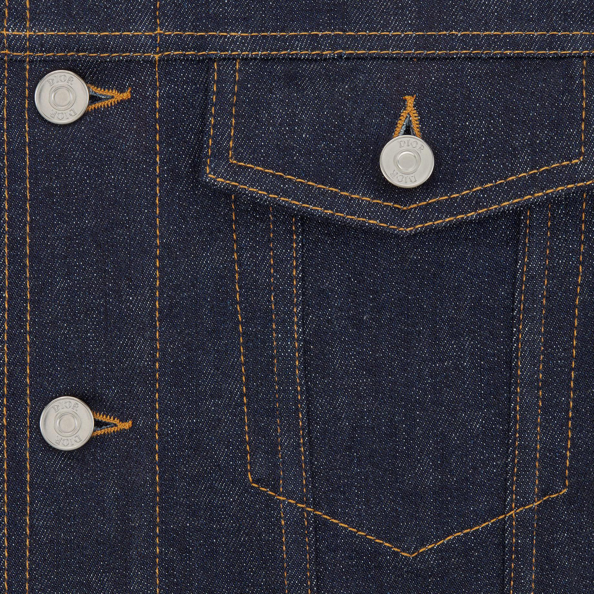 Sizing Chaqueta Azul de Manga Larga DIOR Hombre Color Sólido FW24. 013D482J226-XC580