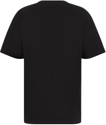 Dior Baju-T Lelaki Hitam Cetakan Abjad Leher Bulat Lengan Pendek. 483J635A0817-C980 Lookbook Dior Baju-T Lelaki Hitam Cetakan Abjad Leher Bulat Lengan Pendek. 483J635A0817-C980