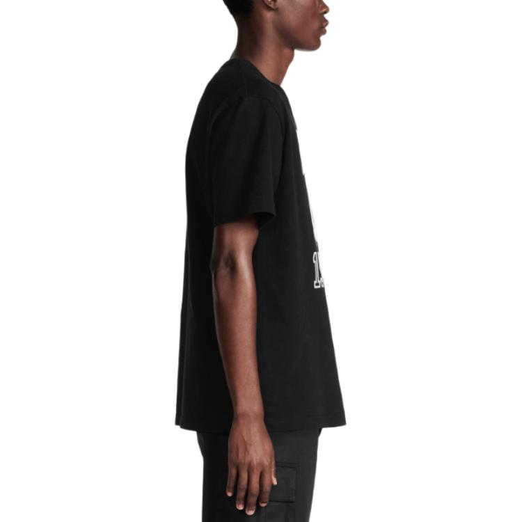 Details for Dior Baju-T Lelaki Hitam Cetakan Abjad Leher Bulat Lengan Pendek. 483J635A0817-C980