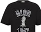 Sizing Dior Baju-T Lelaki Hitam Cetakan Abjad Leher Bulat Lengan Pendek. 483J635A0817-C980