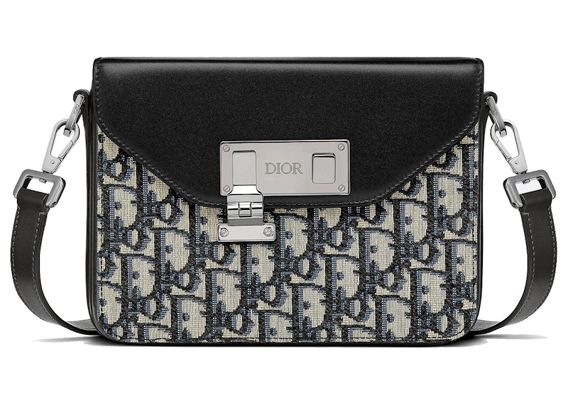 Dior Messenger Pouch Oblique Galaxy Beige/Black