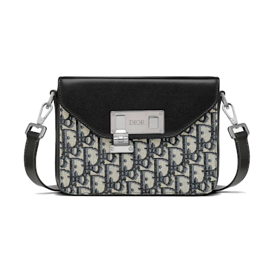 Dior Messenger Pouch Oblique Galaxy Beige/Black