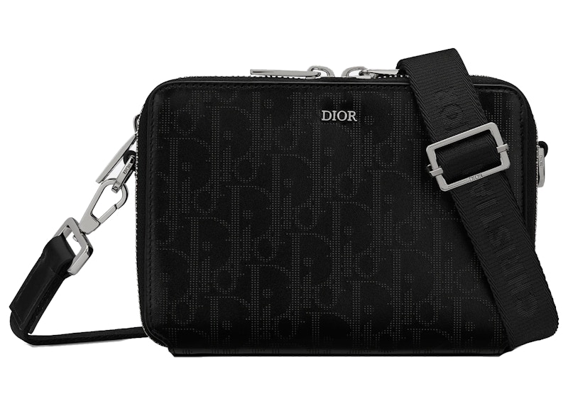 Dior Messenger Pouch Oblique Galaxy Black/Silver