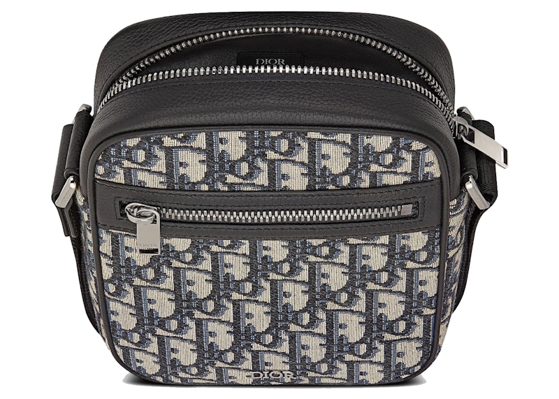 Dior Messenger Pouch Oblique Jacquard Beige/Black 圖 3