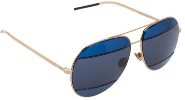 DIOR 金色飞行员款情侣设计金属太阳镜带标志. DIORSPLIT2 Purchase DIOR 金色飞行员款情侣设计金属太阳镜带标志. DIORSPLIT2