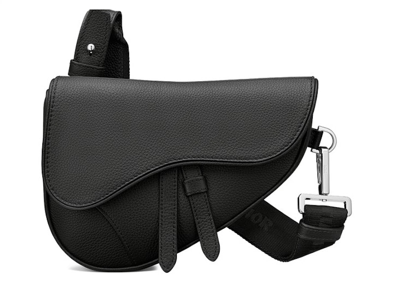 Buy 迪奥迷你马鞍包黑色