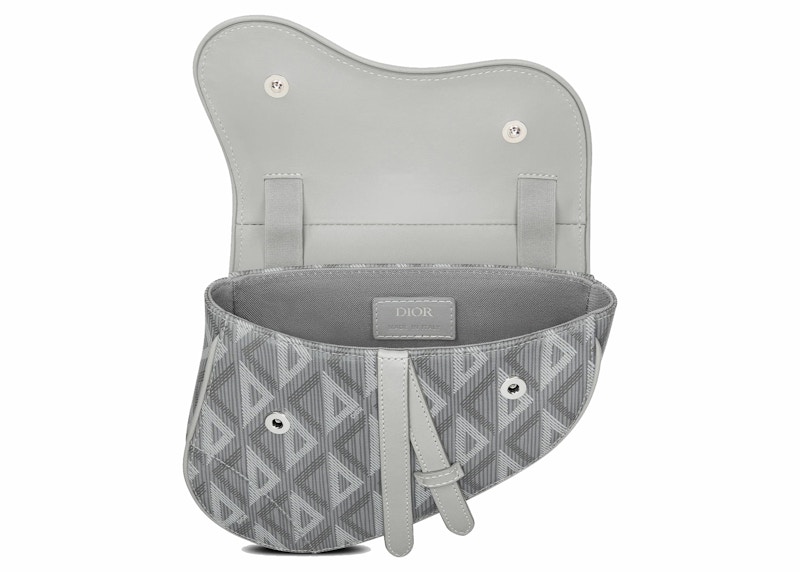 Lookbook Dior 迷你馬鞍包 灰色