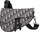 Buy Dior Mini Saddle Bag Oblique Jacquard Beige/Black