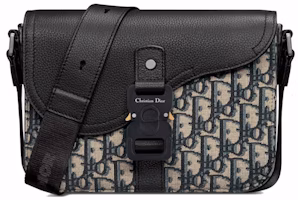 Dior Mini Saddle Bag with Strap Beige/Black Dior Mini Saddle Bag with Strap Beige/Black