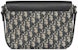 Dior Mini Saddle Bag with Strap Beige/Black