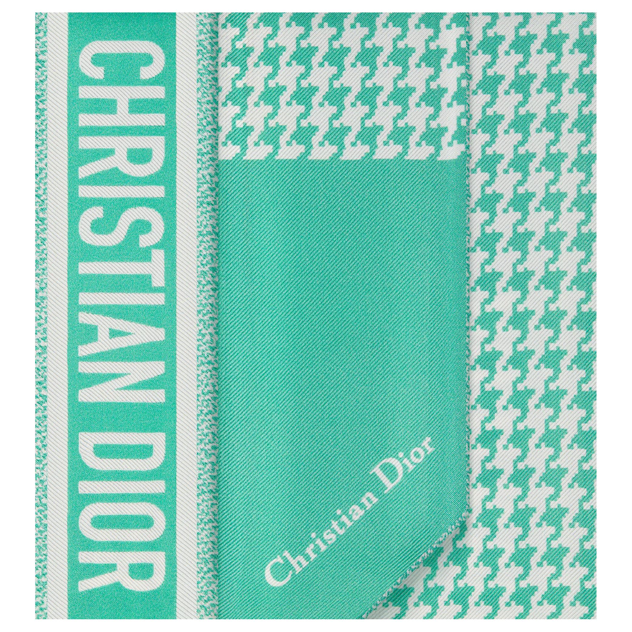 Shop 디올 미차 30 몽테뉴 디올리비에라 실크 스카프 그린 15MON106I601C615