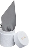 Shop DIOR MITZAH Oblique 真絲圍巾 男女適用 灰色 - 奢華絲綢斜紋布料 DOB106I600-C810