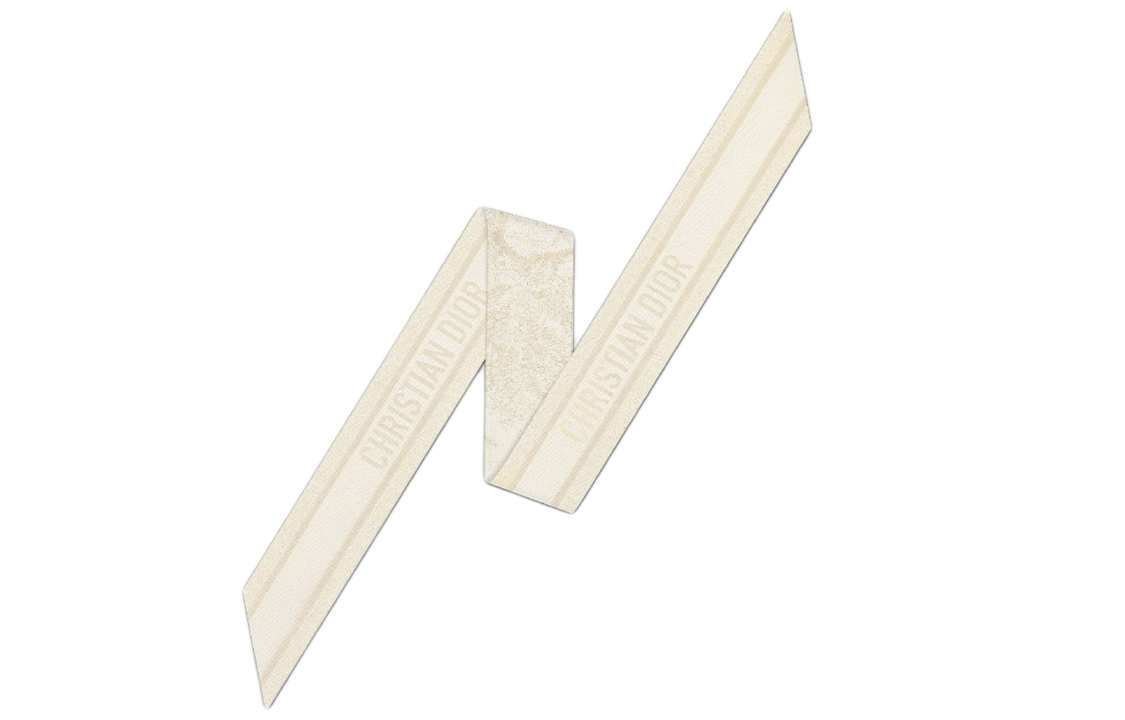 Dior Mitzah Printed Silk Scarf Gold. 21JOU106I632-CO90