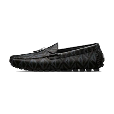 Dior Mocassin Black CD Diamond Leather