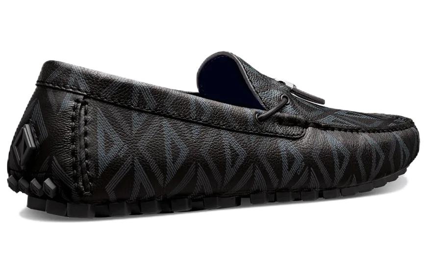 Shop Dior Mocasín Negro CD Diamante de Cuero 3LO133ZWX_H900