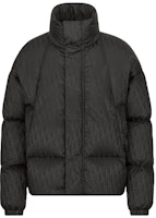 DIOR Monogram Puffer Jacket Men Black Full-Zip Long Sleeve 193C408A4462-C989 DIOR Monogram Puffer Jacket Men Black Full-Zip Long Sleeve 193C408A4462-C989