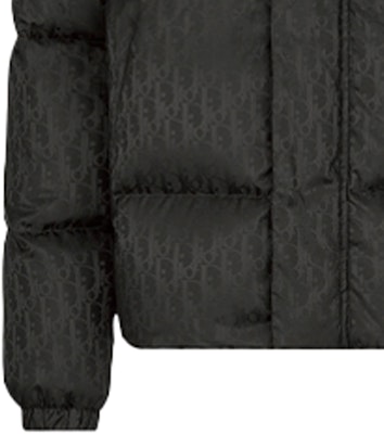 Jaket Puff DIOR Monogram Lelaki Hitam Zip Penuh Lengan Panjang 193C408A4462-C989 Details for Jaket Puff DIOR Monogram Lelaki Hitam Zip Penuh Lengan Panjang 193C408A4462-C989