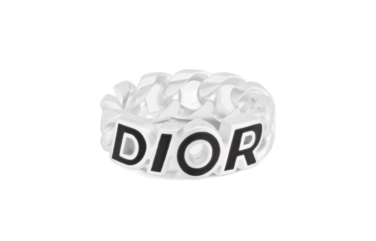 DIOR Multicolor Design 925 Silver Ring for Men - Silver R2171HOMST