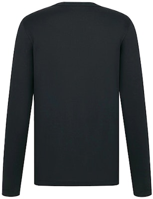 ディオール ネイビーブルー レタープリント 長袖Tシャツ 043J611A0589-C589 Lookbook ディオール ネイビーブルー レタープリント 長袖Tシャツ 043J611A0589-C589