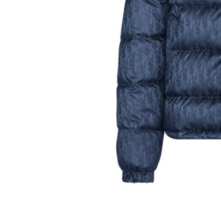 Purchase DIOR Jaket Tebal Logo Biru Navy dengan Kolar Berdiri dan Lengan Panjang. 943C449A4462-C595