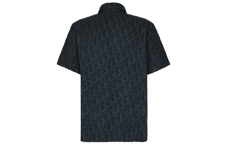 Lookbook Dior Baju Polo Navy Biru Cetak Terry 113J812A0614-C540