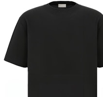 DIOR 海軍藍色短袖T恤 搭配拼色字母印花 113J632A0677-C585 Shop DIOR 海軍藍色短袖T恤 搭配拼色字母印花 113J632A0677-C585