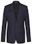Buy DIOR Navy Blue Solid Logo Single-Breasted Blazer 013C216A3226-C542