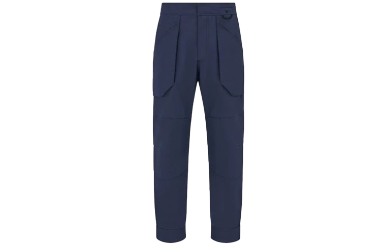 DIOR Navy Blue Straight-Leg Cargo Pants 113C104A5034-502