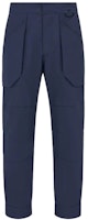 DIOR Navy Blue Straight-Leg Cargo Pants 113C104A5034-502 DIOR Navy Blue Straight-Leg Cargo Pants 113C104A5034-502