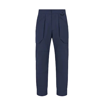 DIOR Navy Blue Straight-Leg Cargo Pants 113C104A5034-502