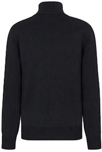 DIOR ネイビーブルーセーター プリントパッチ付き、ハイカラー、長袖 113M623AT192-C585 Lookbook DIOR ネイビーブルーセーター プリントパッチ付き、ハイカラー、長袖 113M623AT192-C585