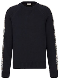 ディオール ネイビーブルー セーター サイドロゴデザイン入り 113M638AT187-C585 Buy ディオール ネイビーブルー セーター サイドロゴデザイン入り 113M638AT187-C585