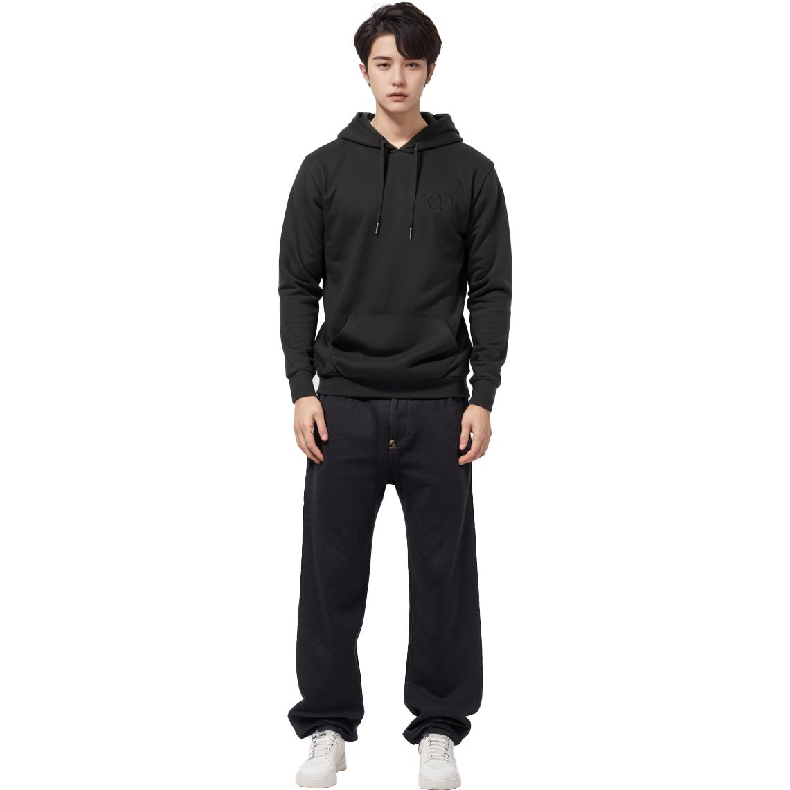 DIOR Navy Plain Knit Hoodie 943J600A0531-C585 圖 4