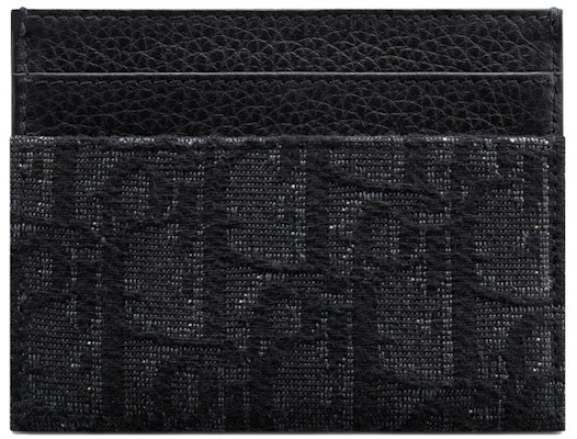 Dior Oblique Card Holder Black Order Dior Oblique Card Holder Black