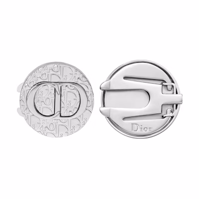Dior Oblique Cufflinks Set Silver C0161HOMMT-D000